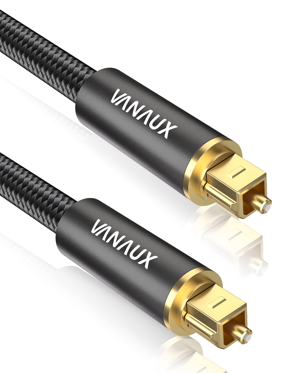 VANAUX Digital Optical Audio Cable 6.6FTFiber Optic Cable S/PDIF