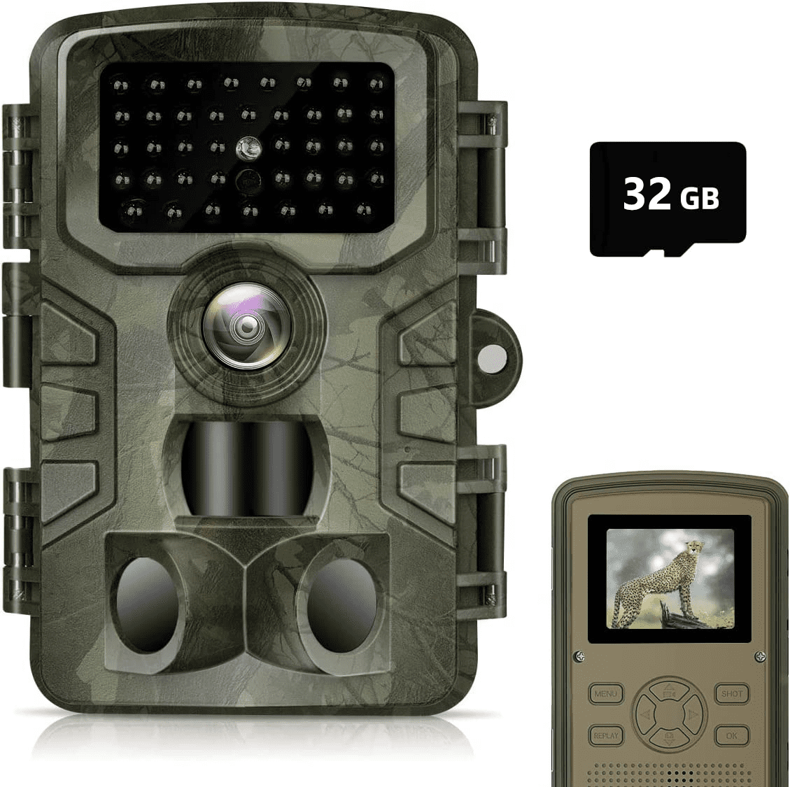 VANBAR 1520P Trail Camera,32MP Deer Hunting Camera with Night Vision