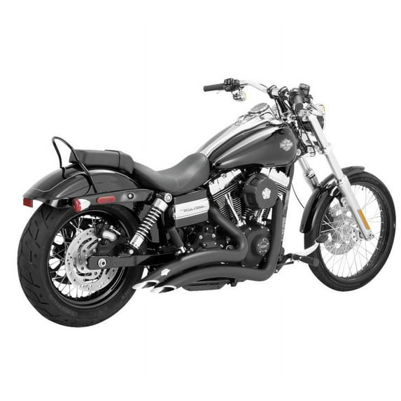 VANCE AND HINES Big Radius 2-Into-2 Black 46071