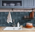 thumbnail image 1 of VANCORE 10-Pack Peel and Stick Backsplash Wall Tiles Panels Stickers for Kitchen Bathroom, 12" X 12", Blue, 1 of 8