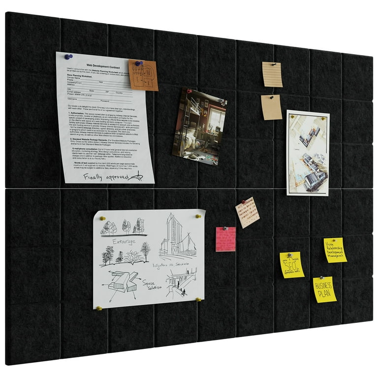 Amazon.com : Felt Pin Board Bar Strips Bulletin Board for