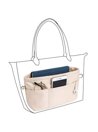 ETTP Purse Organizer Insert For Handbags, Tote Bag Organizer Insert,  Compatible with Marc Jacobs Tote and Onthego (Small, Beige) - Yahoo Shopping