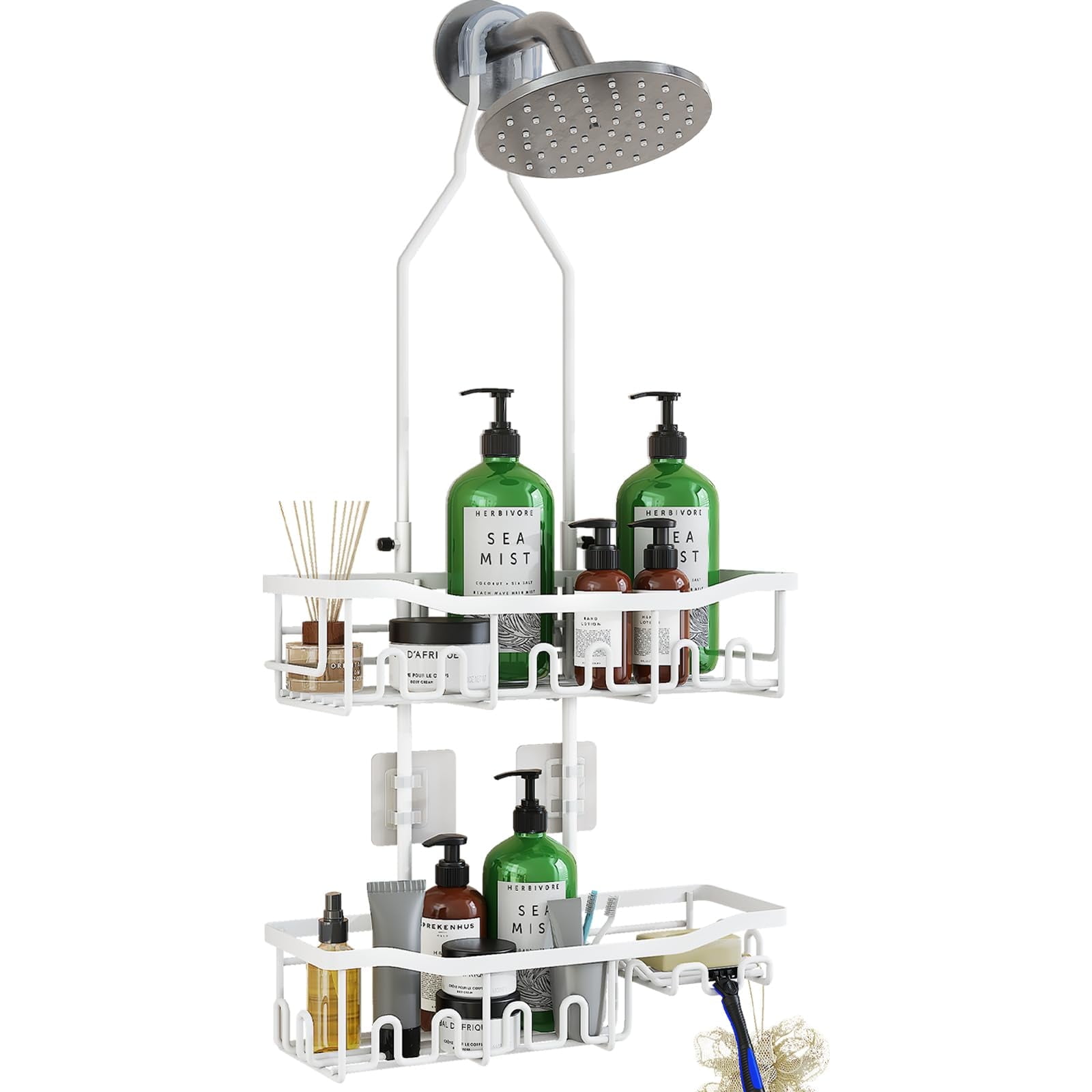 VANCORE Shower Caddy, Upgraded Extended Length Shower Caddy Over ...