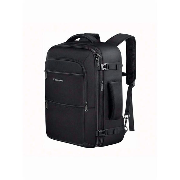 VANCROPAK 40L Airline-Approved Expandable Travel Backpack Water-Resistant for Business College Women Men