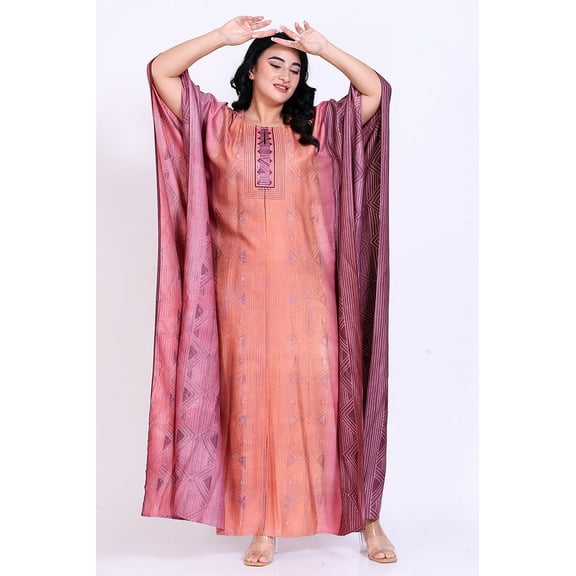 VANDA RED LONG KAFTAN