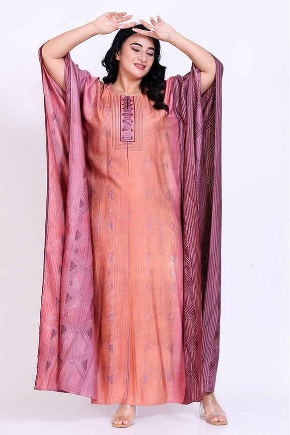 VANDA RED LONG KAFTAN