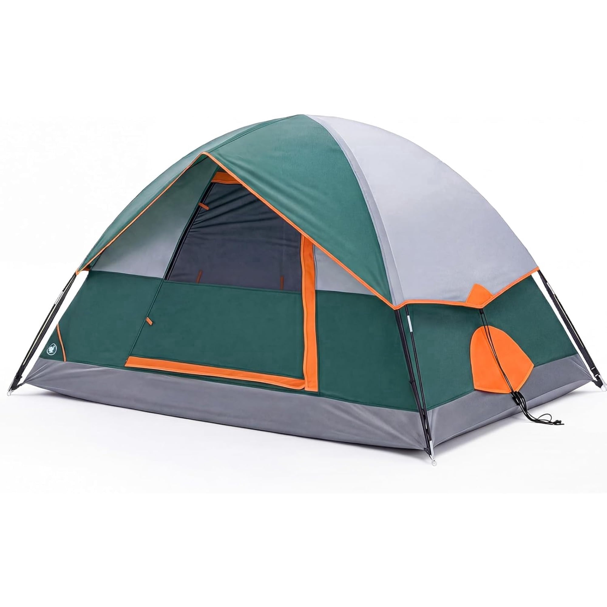 VANECL Camping Tent 2-4 Person Dome Tent with 5 Min Easy Setup Lightweight Waterproof Design for Outdoor Hiking Backpacking and Beach Use, Green