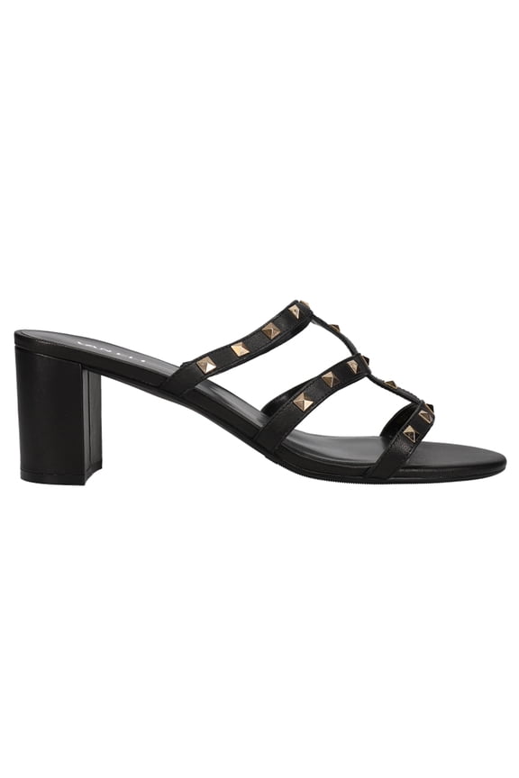 Womens Mayda Studded Block Heel Dress Sandals Shoes