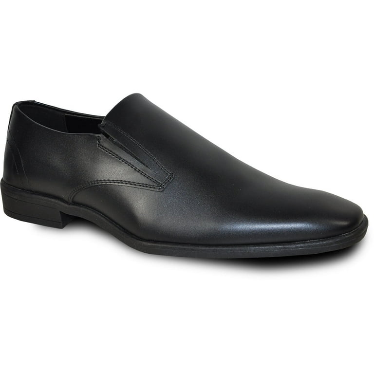 Loafer Shoes Black Shoes VANGELO Men Dress Shoe Tux-4 Loafer