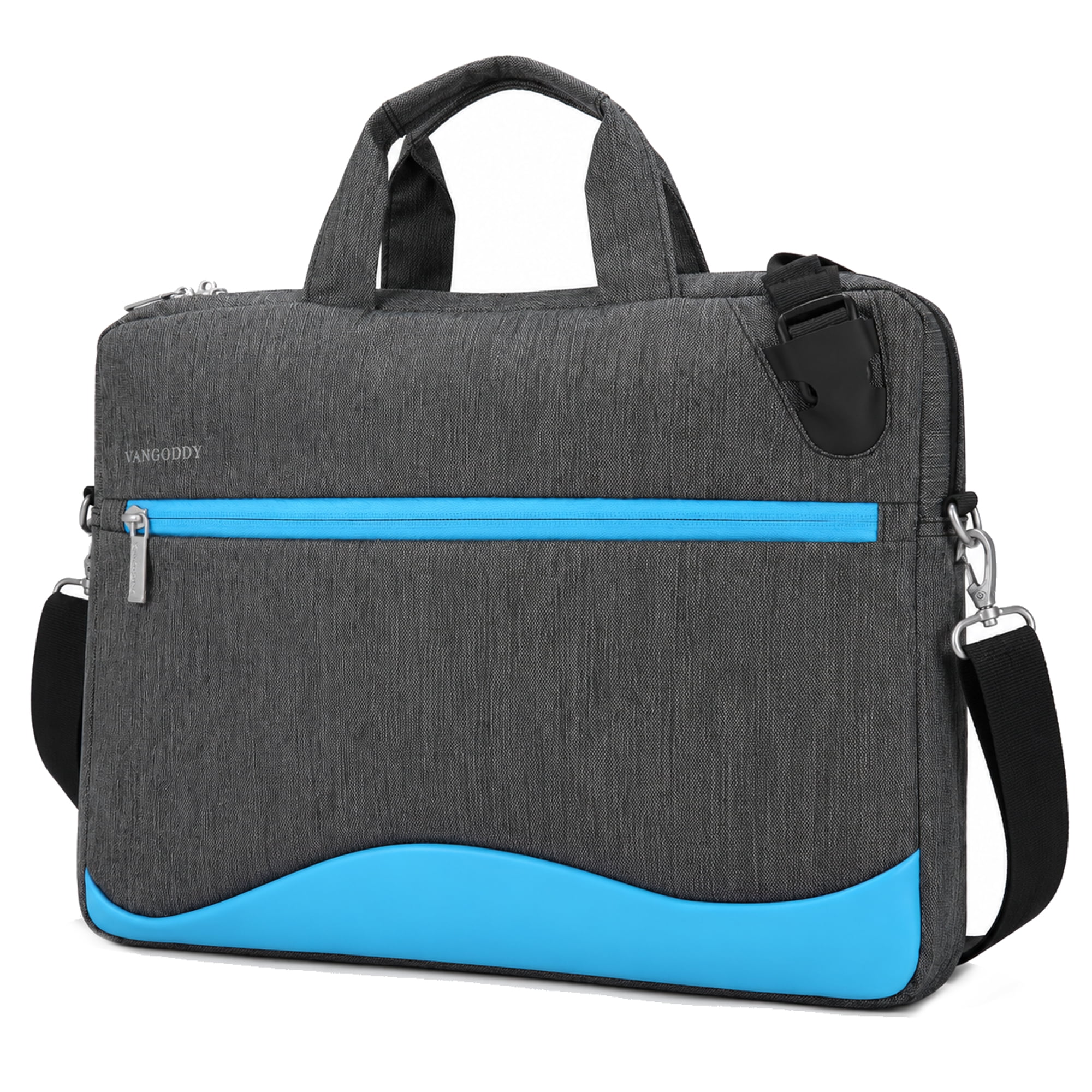 VANGODDY 15.6 Inch Laptop Shoulder Bag for Men Women, Padded Computer Briefcase Carrying Case for Work, School, Travel