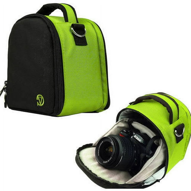 VANGODDY Laurel Travel Camera Protector Case Shoulder Bag fits Digital SLR Cameras [Canon, Nikon, Samsung, Sony, Olympus, etc.] up to 5.5in x 3.5in