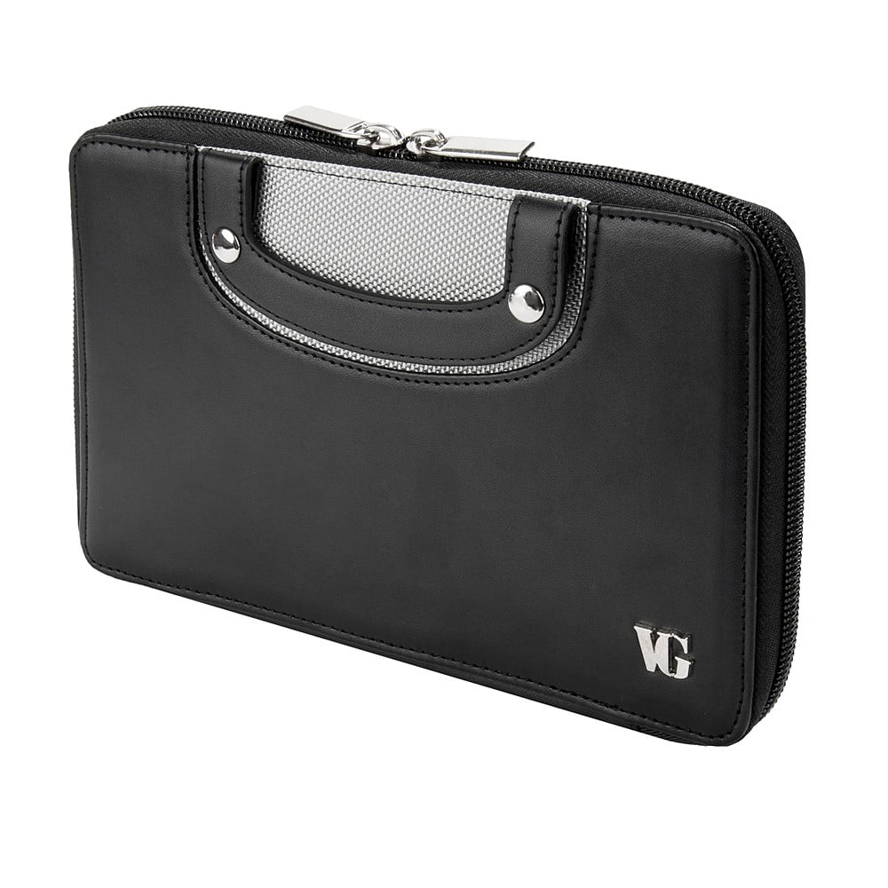 VANGODDY Melrose Protective Leatherette Travel Carrying Case with Handles for Kindle 3 eBook Reader Exact Perfect Fit