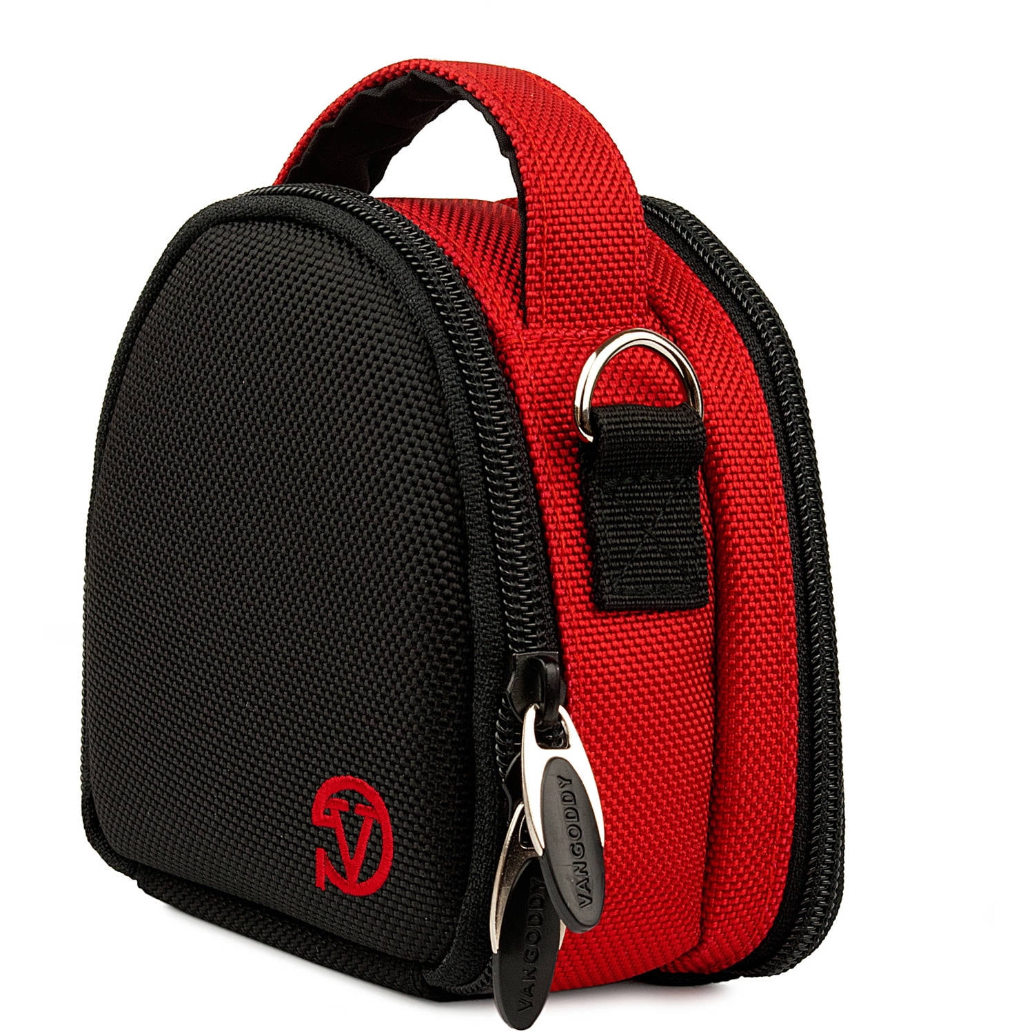 VANGODDY Mini Laurel Travel Camera Protector Case Shoulder Bag fits Compact Digital Cameras [Canon, Nikon, Samsung, Sony, Olympus, etc.] up to 4in x 3in