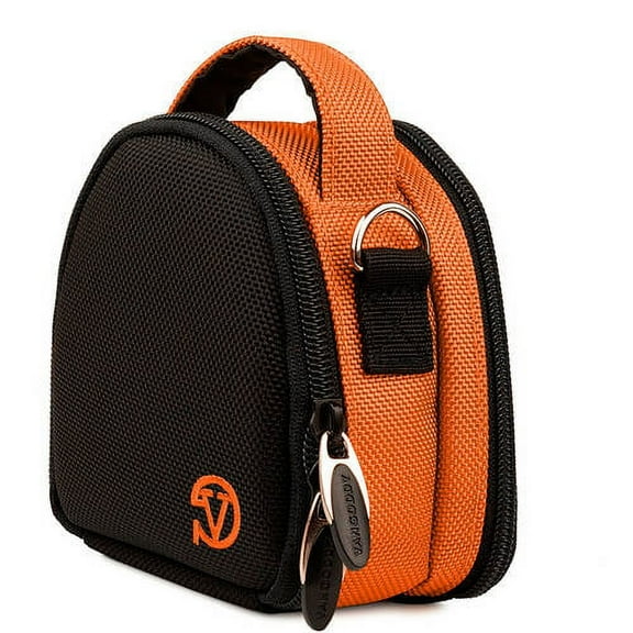 VANGODDY Mini Laurel Travel Camera Protector Case Shoulder Bag fits Compact Digital Cameras [Canon, Nikon, Samsung, Sony, Olympus, etc.] up to 4in x 3in