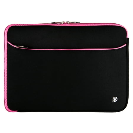 VANGODDY Neoprene Laptop / Notebook / Ultrabook Slim Compact Carrying Sleeve fits up to 14, 14.1 inch Devices [Assorted Colors]