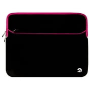 VANGODDY Neoprene Laptop / Notebook / Ultrabook Slim Compact Carrying Sleeve fits up to 15, 15.6 inch Devices [Assorted Colors]