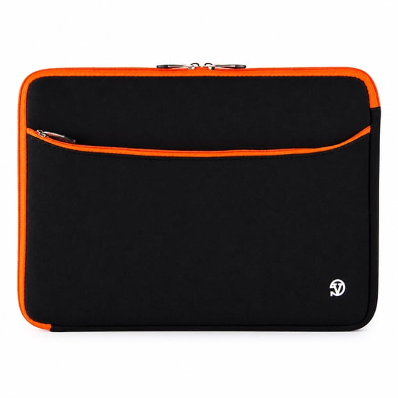Vangoddy 17.3 Inch Laptop Sleeve Case, Water-Resistant Neoprene Notebook Bag with Zipper and Front Pocket, Padded Slim Carrying Sleeve