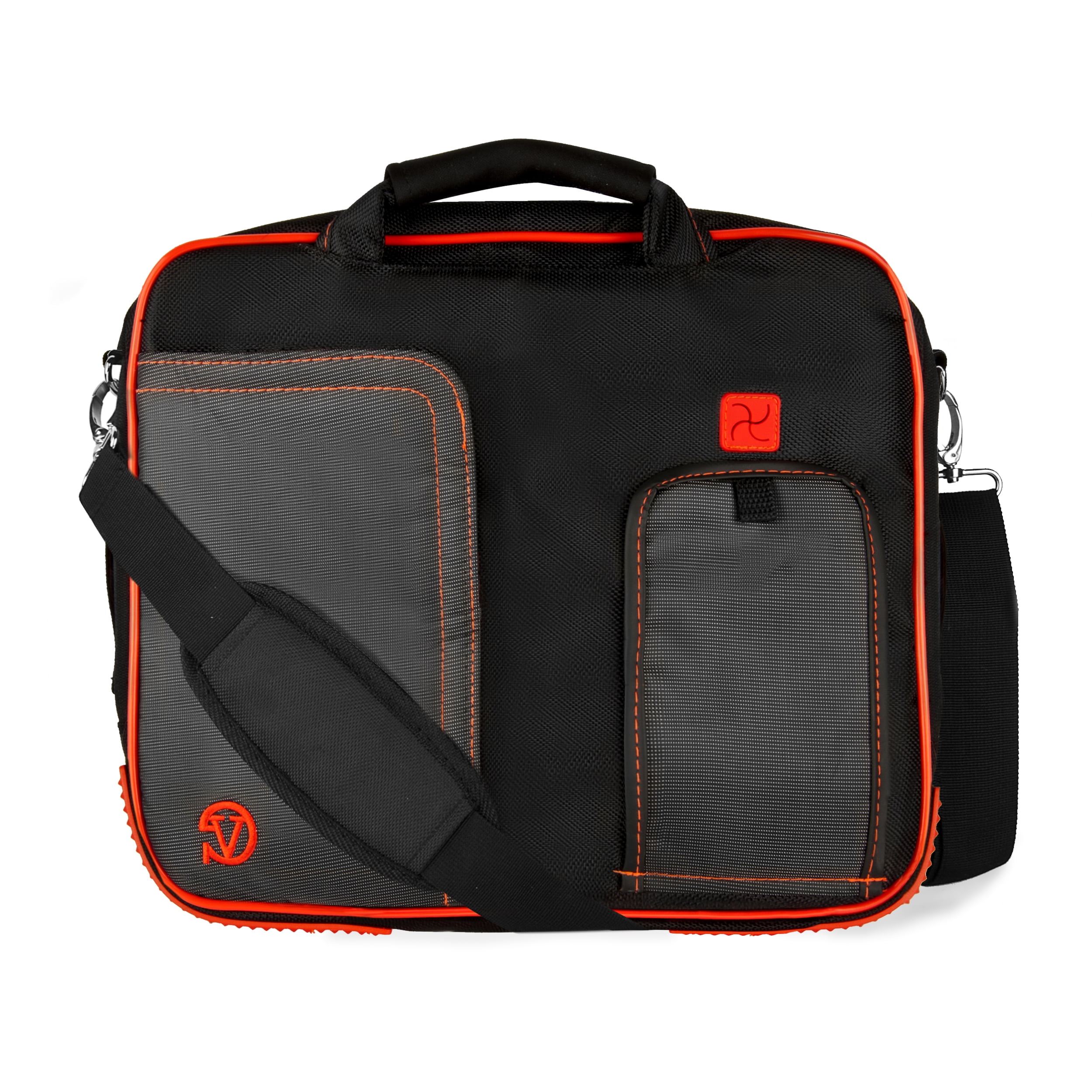 VANGODDY Pindar Universal Laptop Messenger Bag for 14, 15 , 15.6 inch Laptops with Neoprene sleeve and Headphone Splitter Bundle Package