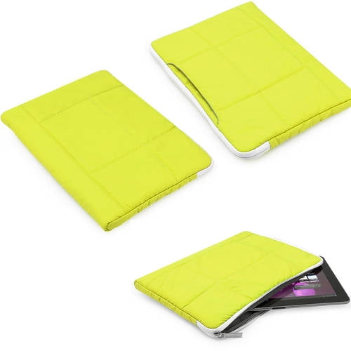 VANGODDY Quilted Tablet Pillow Carrying Sleeve Fits up to 9.7 - 10.1inch tablets (11.25in x 8in Dimensions)