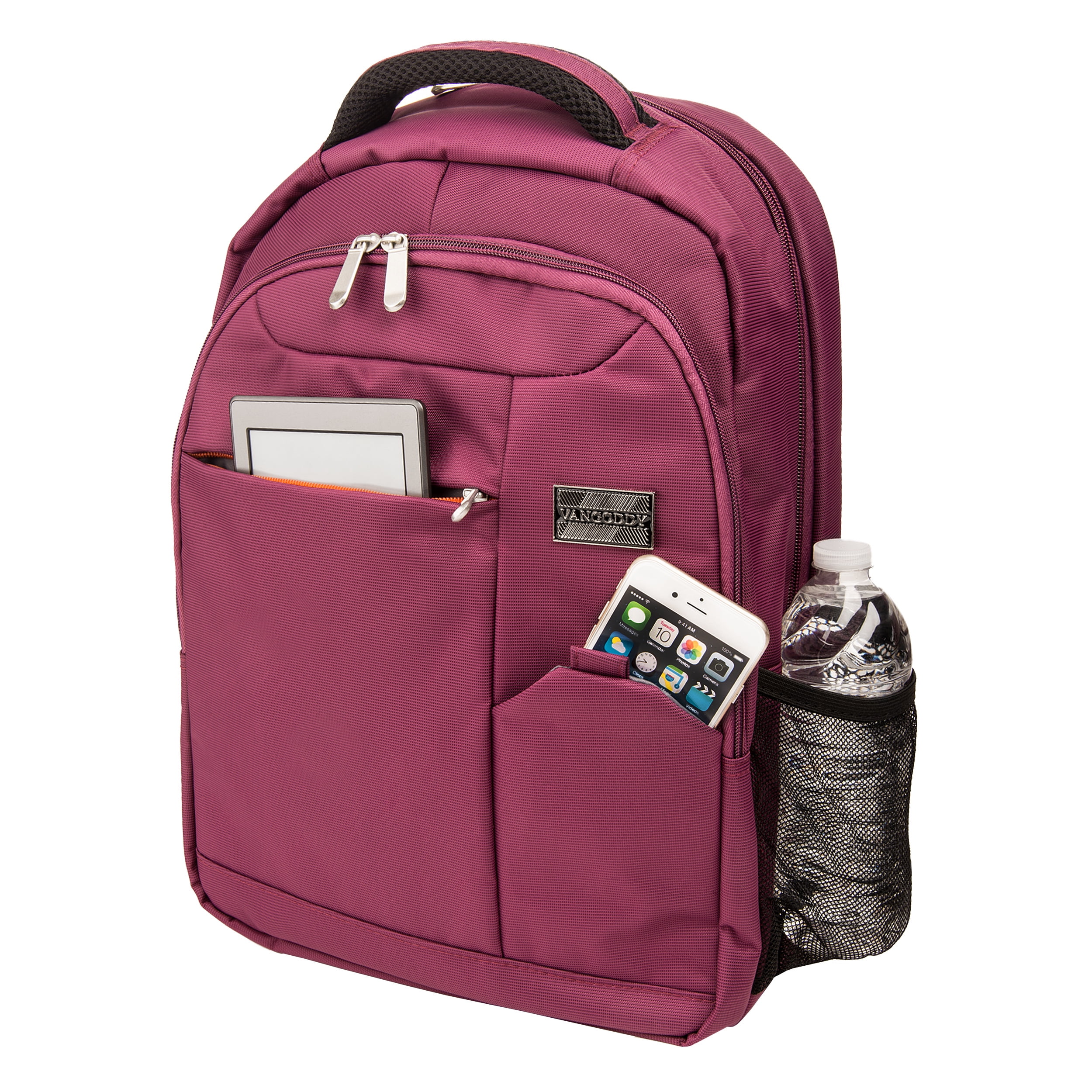 VANGODDY Travel Business School Computer Backpack fits up to 15.6 inch Laptops