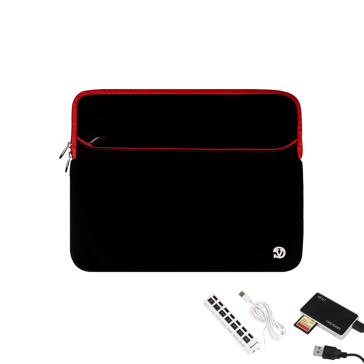 VANGODDY Universal Neoprene Sleeve for 17, 17.3 inch Laptops + 6 Feet HDMI to HDMI Cable Bundle