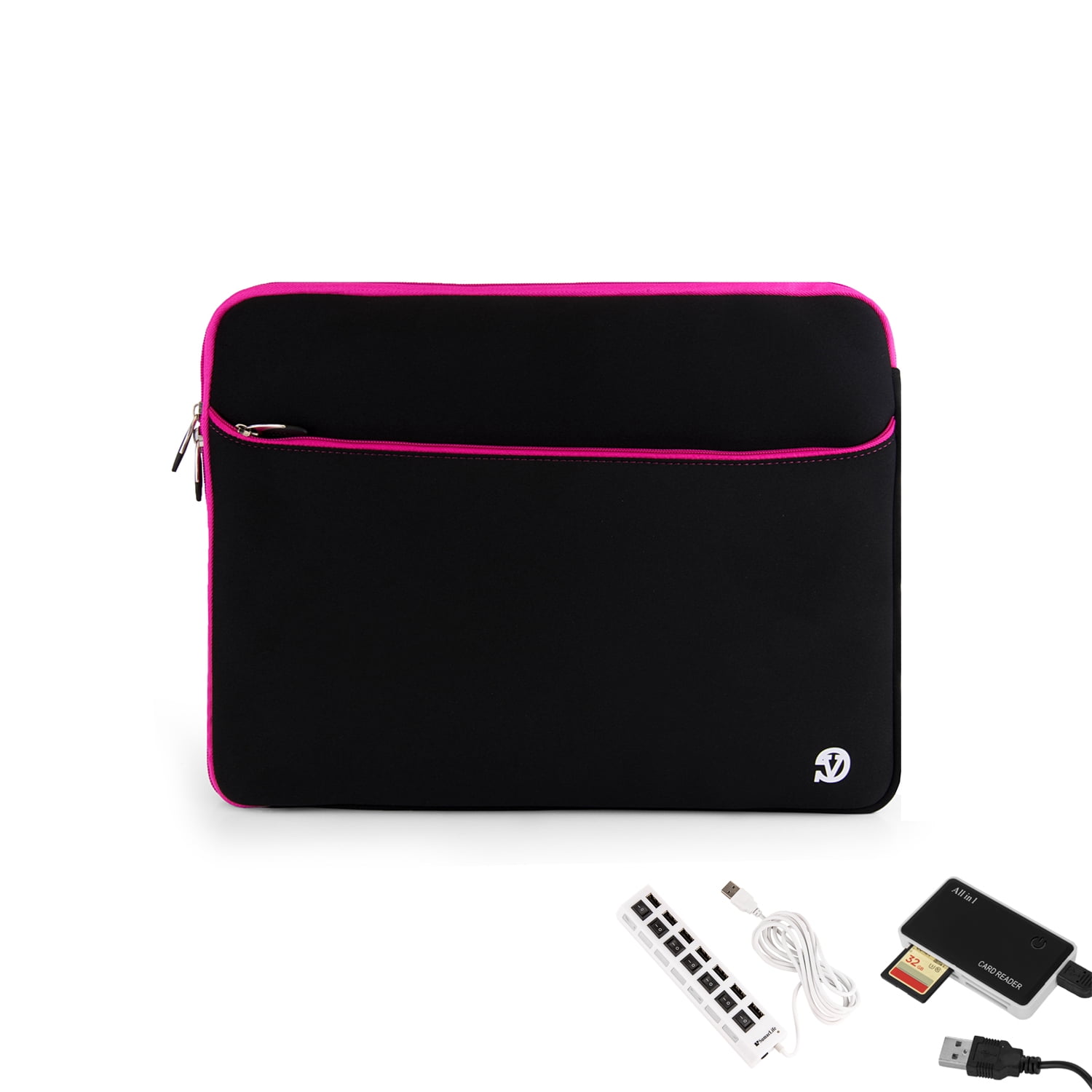 VANGODDY Universal Neoprene Sleeve for 17, 17.3 inch Laptops + 6 Feet HDMI to HDMI Cable Bundle
