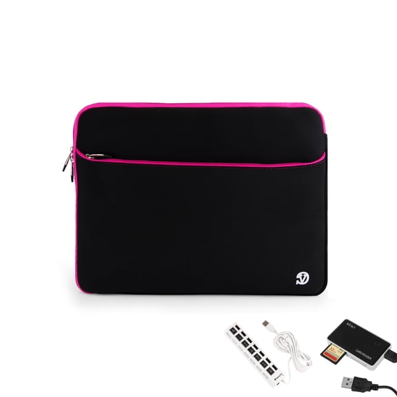 VANGODDY Universal Neoprene Sleeve for 17, 17.3 inch Laptops + 6 Feet HDMI to HDMI Cable Bundle