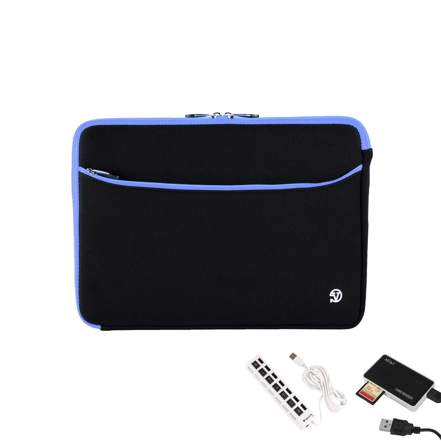 VANGODDY Universal Neoprene Sleeve for 17, 17.3 inch Laptops + 6 Feet HDMI to HDMI Cable Bundle