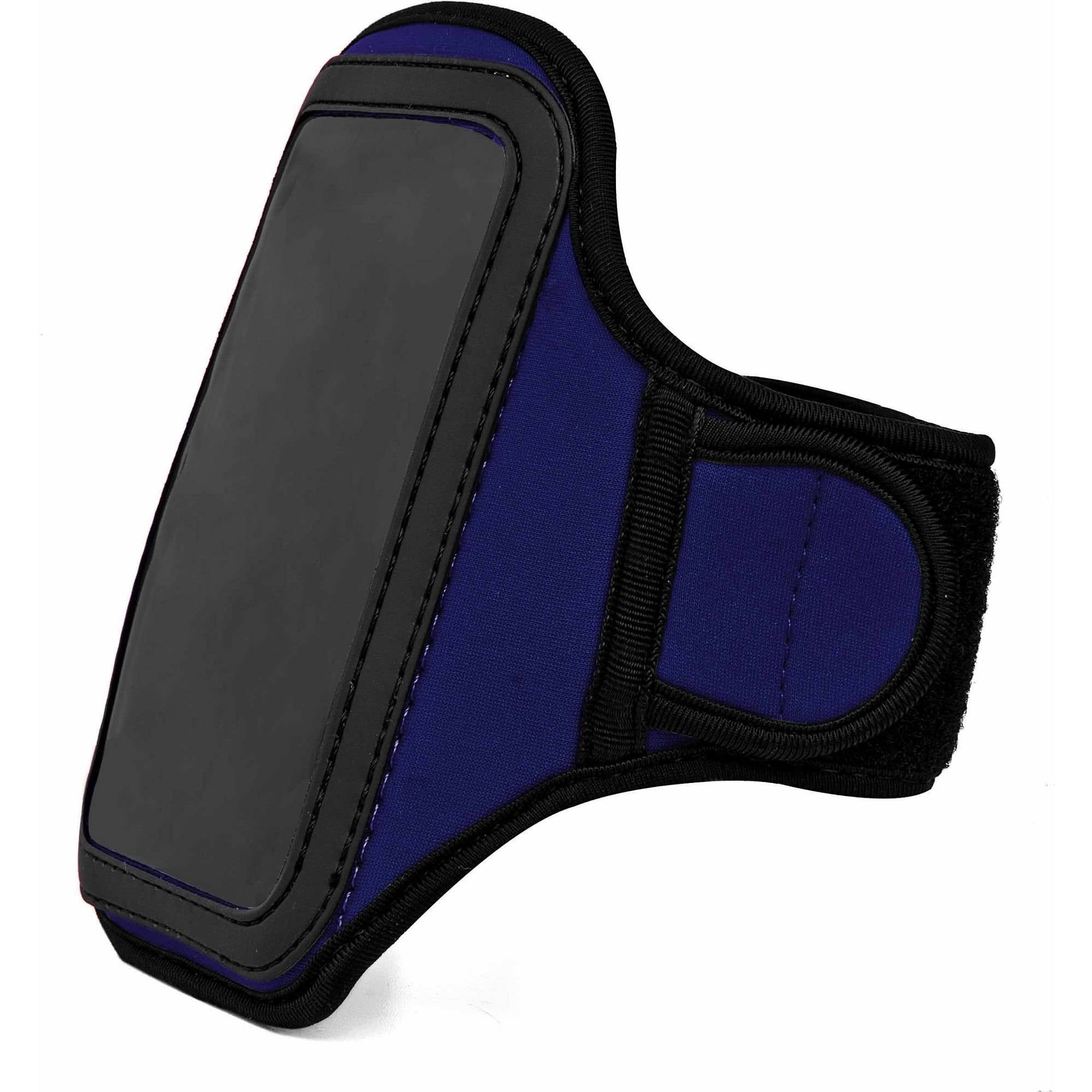 VANGODDY Waterproof Adjustable Padded Fitness Running Workout Armband for Small to Medium Built Arms fits Android / iPhone cellphone Devices up to 4.5in x 2.75in (4 - 4.5in Screensize)