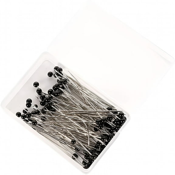 VANIDO 100pcs Sewing Pins with Plastic Pearl Head,Sewing Pins Straight Pin,Quilting Pins for Dressmaker,Jewelry DIY Decoration