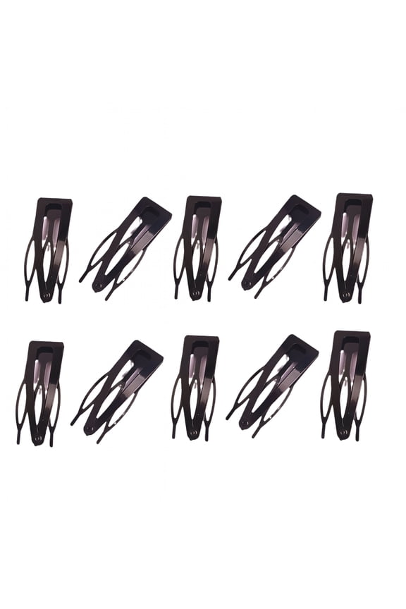10Pcs Double Grip Hair Clips Metal Snap Hair Clips Hair Barrettes for Hair Making Hair Styling Tools