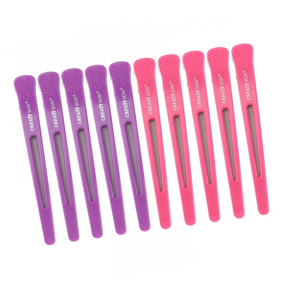 VANIDO 10Pcs Styling Hair Clips Non-Slip Hairpin Hair Sectioning Long Metal Teeth Clips