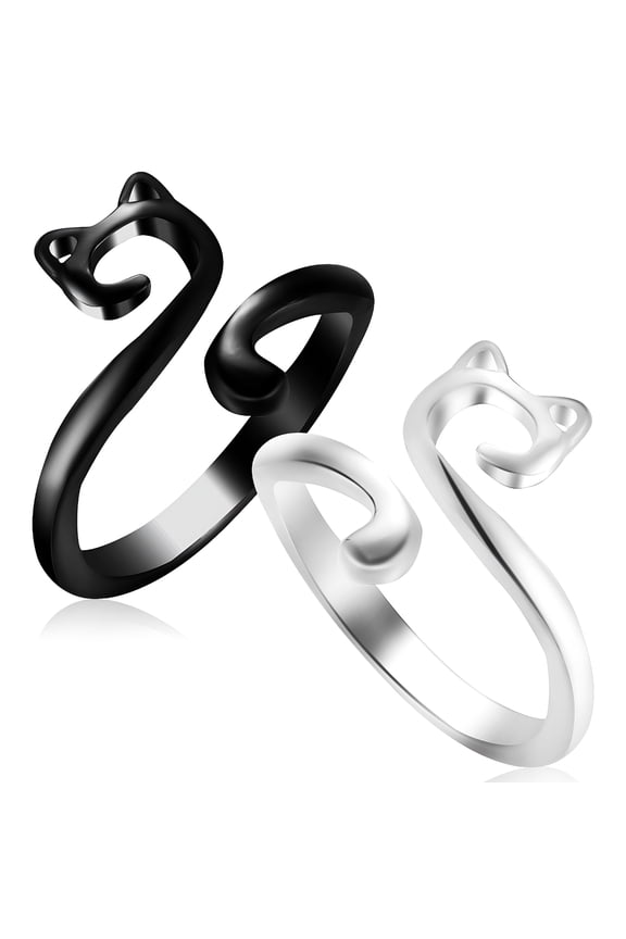 2 Pcs Crochet Rings Crochet Tension Rings Crochet Yarn Guide Ring Knitting Ring Alloy Open Finger Rings