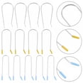 thumbnail image 1 of VANIDO 24Pcs Hot Curler Clips Replacement for 0.75-1.5 inch Rollers (S/M/L 8Pcs each) (2.95X1.38X0.08Inch), 1 of 7