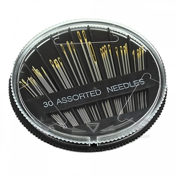 VANIDO 30 PCS Premium Sewing Needles for Hand Sewing Repair,6 Sizes Assorted Needles,Sewing Needles for Handsewing,Large Eye Stitching Needles,Embroidery Needles,Sewing Sharp Needles