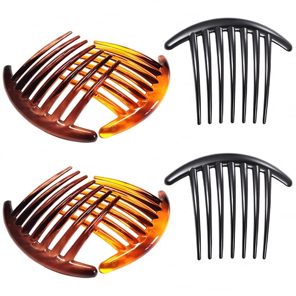 VANIDO 6 Pcs Seven-tooth Comb Hair Pin Hair Clip Hairdressing Combs French Hairpin French Twists Comb Hair Side Comb