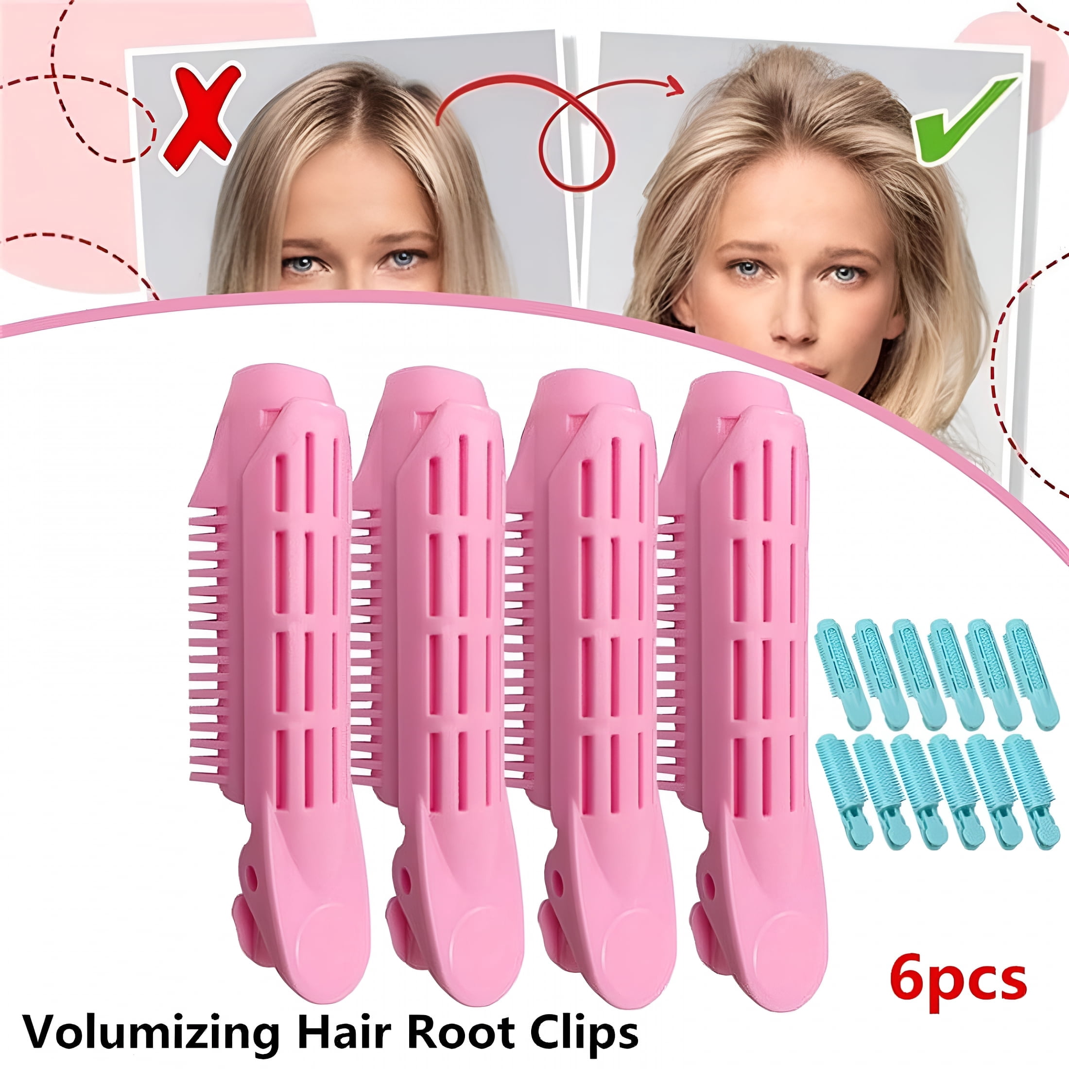 VANIDO 6Pcs Volumizing Hair Root Clip, Naturally Fluffy Hair Clip Hair ...