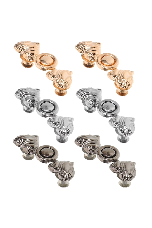 6Set Pants Clips for Waist Pants Waist Tightener Silver Adjustable Other Occasions