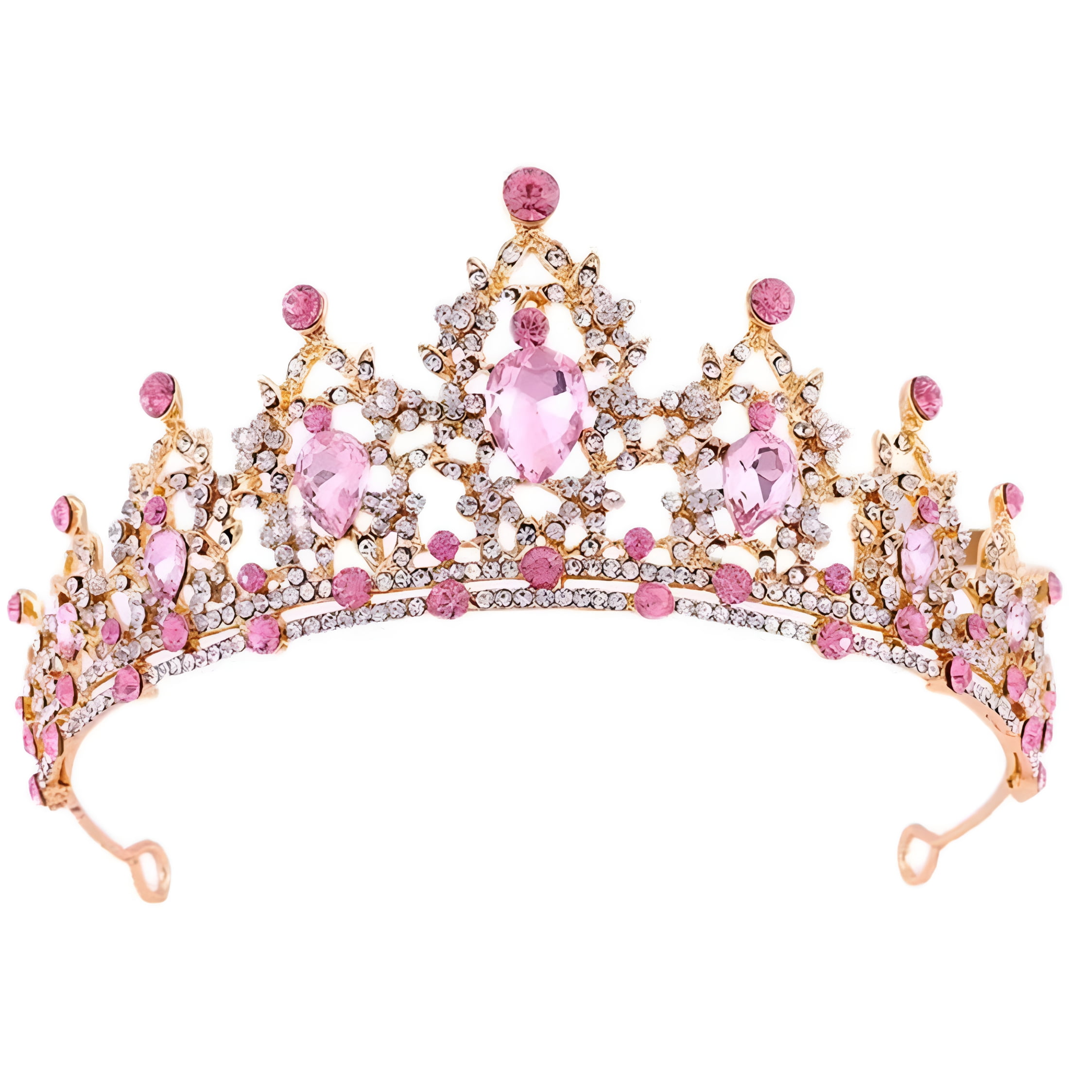 Birthday Crowns Girl Headband Birthday Rhinestone Hair Band Princess Tiara Sweet Happy Birthday