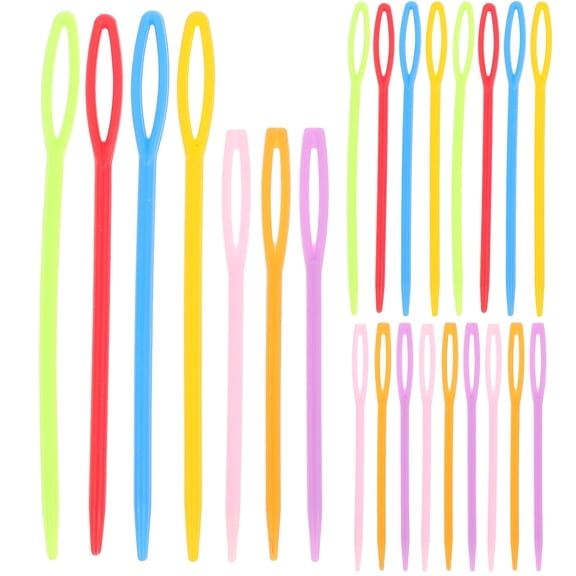 VANIDO Craft Needles Plastic Assorted Color 40pcs