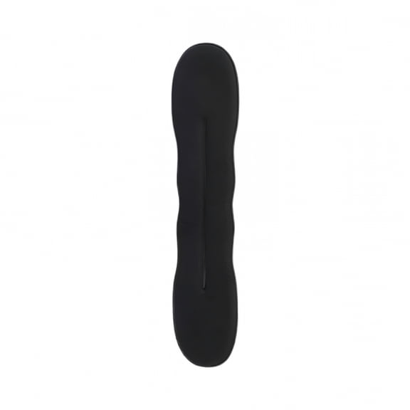 VANIDO Hair Bun Maker For Women, Easy Snap Roll Sponge Donut Styler With Hair Ties, Lazy Hair Curler