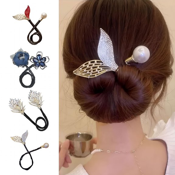 VANIDO Hair Bun Maker Styling Tool Easy Creator Accessory Deft Elegant Secure Clip French High Fishtail
