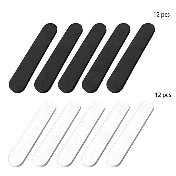 TELOLY 24Pcs Hat Size Reducer,Hat Inserts to Make Fit Smaller,Foam Tape for Caps,B&W