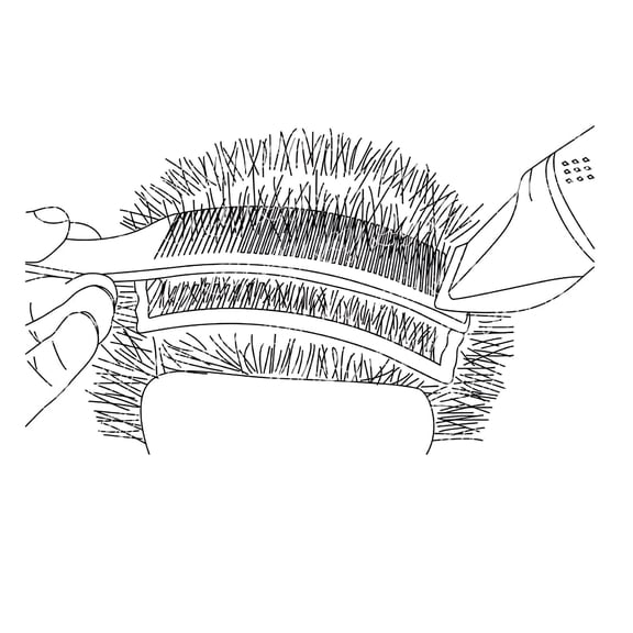BPPEG Professional Haircut Fade Combs Innovative Dual-Layer Fast and Convenient Trimming