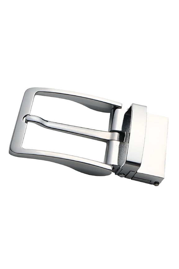 Reversible Belt Buckle for Men Single Prong Square Belt Buckle Replacement - Fashion and Durable