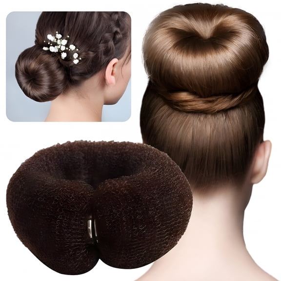 VANIDO Roll Tool Hair Ring, Donut Hair Bun Maker, DIY Foam Shaper for Women