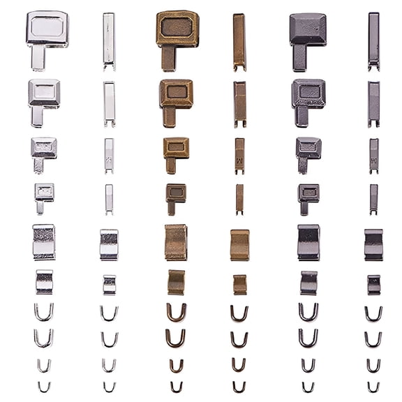 VANIDO Zipper Repair Kit 24pc Zip Repair Sewing Fix Zipper Slider Clothes Accessories,0.2"X0.12"X0.12"