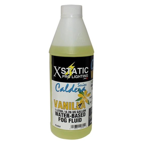 ProX FJ-Q-V Caldera Series Vanilla Water-Based Fog Juice, 1 Liter