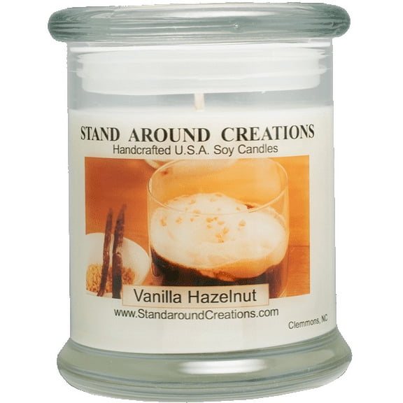 VANILLA HAZELNUT STATUS 12-OZ. ALL NATURAL SOY CANDLE