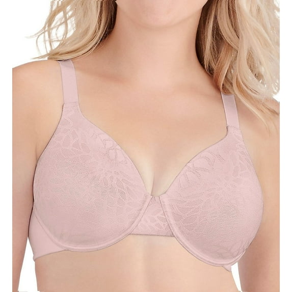 VANITY FAIR Lace Sheer Quartz Beauty Back Full Figure Bra, US 34H, UK 34FF, NWOT